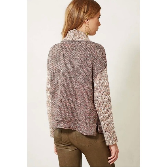 Anthropologie Moth Woodhouse Knot Chunky Knit Cardigan Sweater Size XS Petite - Picture 9 of 9